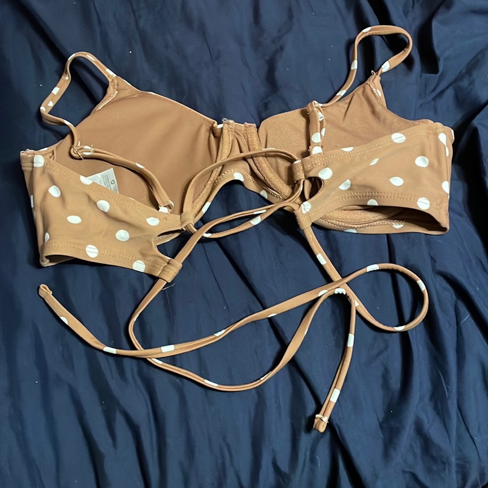 Polka Dot Bikini Top